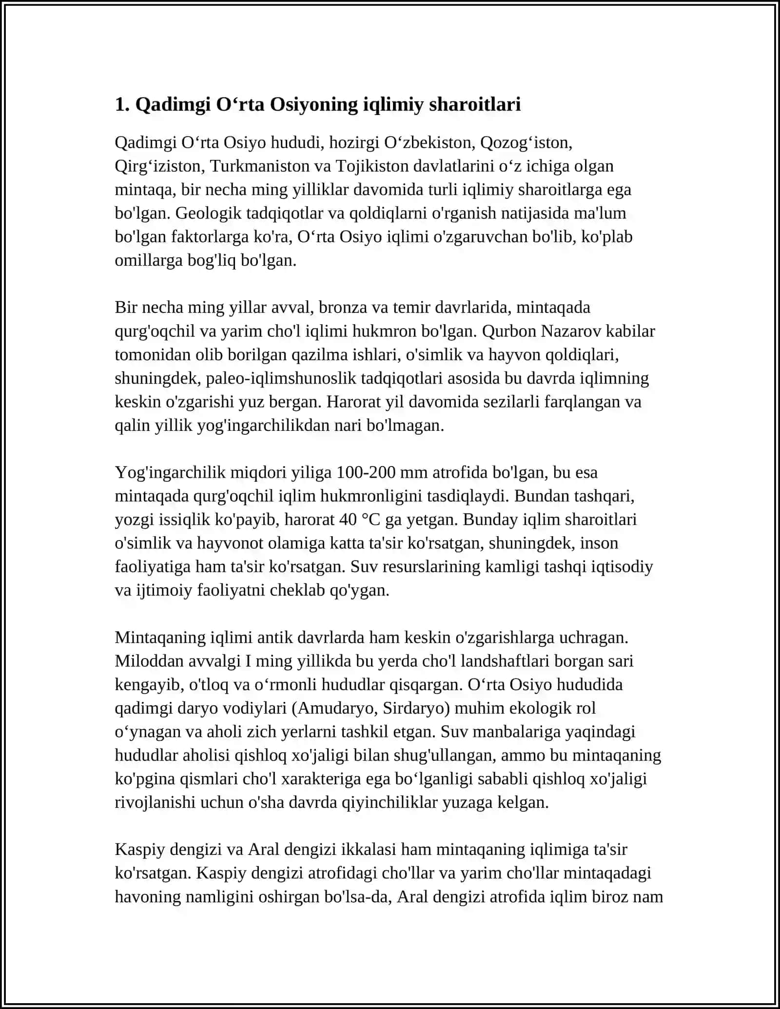 QADIMGI DAVR OʻRTA OSIYO TARIXIY GEOGROFIYASI 3