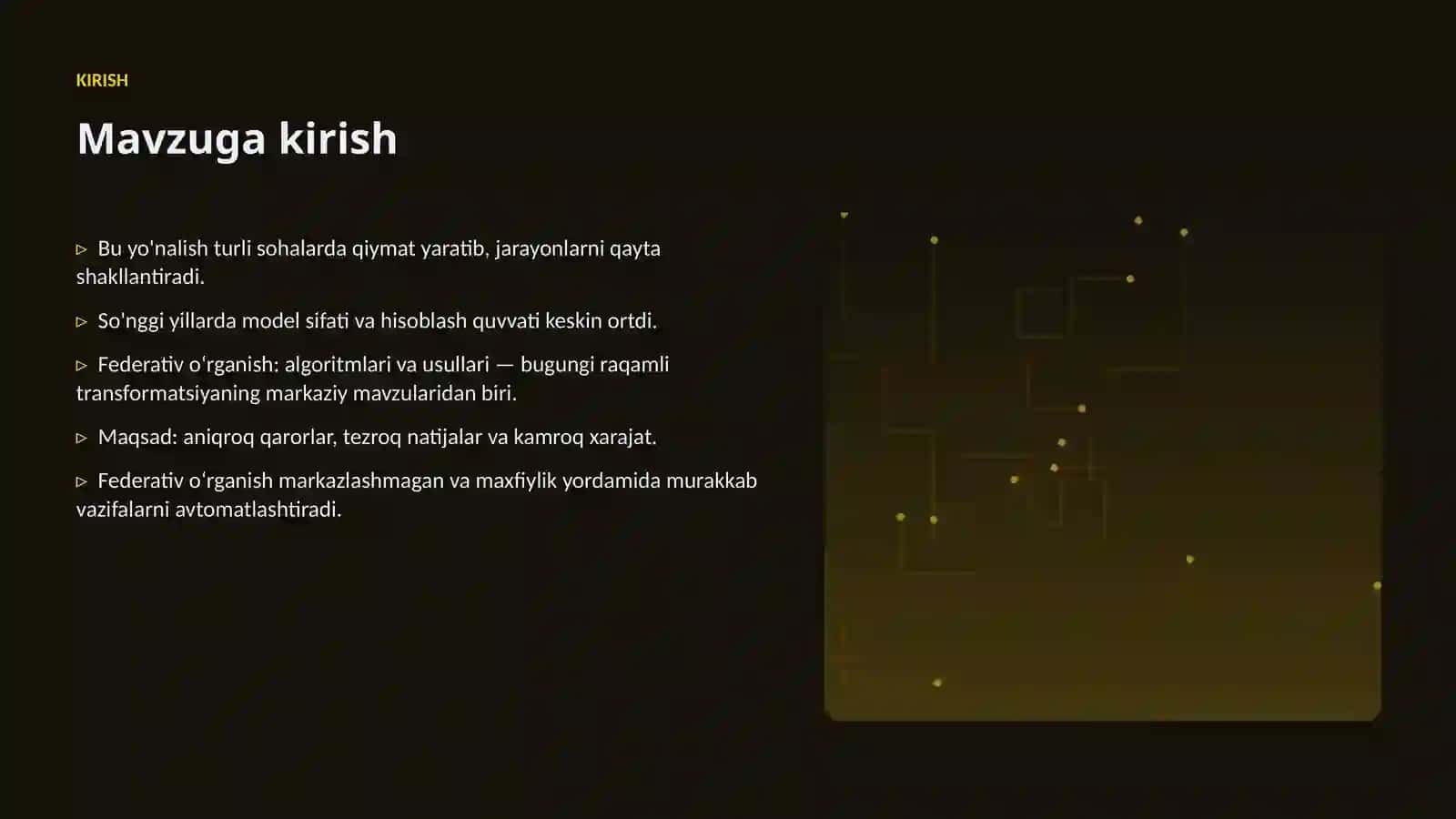 Federativ oʻrganish: algoritmlari va usullari 3