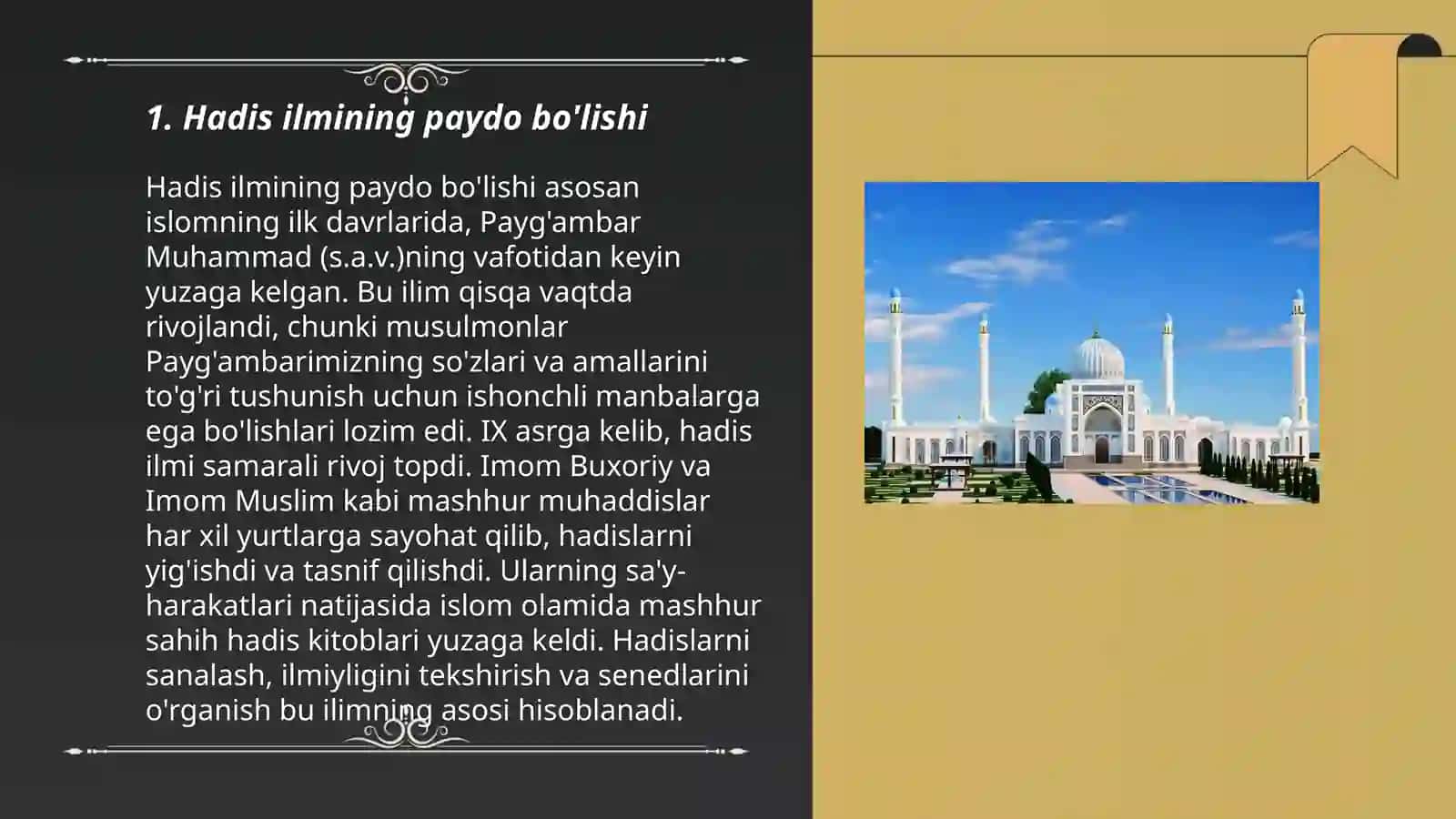 Hadis ilmi va uning rivojlanishi 3