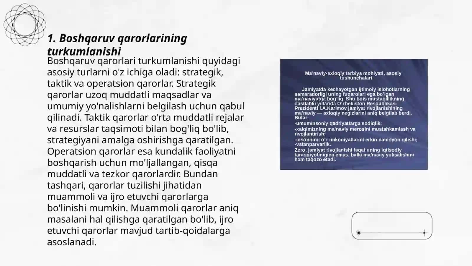 Boshqaruv qarorlarini mohiyati va mazmuni 3