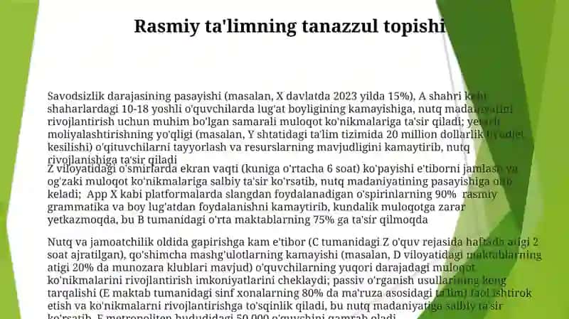 Nutq madaniyati o'quv vositalaridagi ijtimoiy-iqtisodiy tafovutlar 3