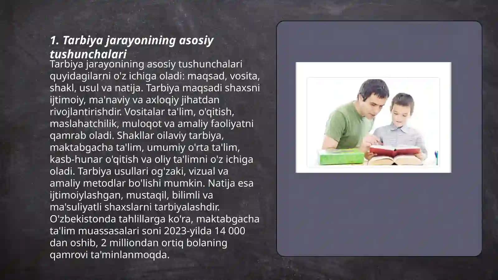 Tarbiya jarayonining mohiyati va mazmuni 3
