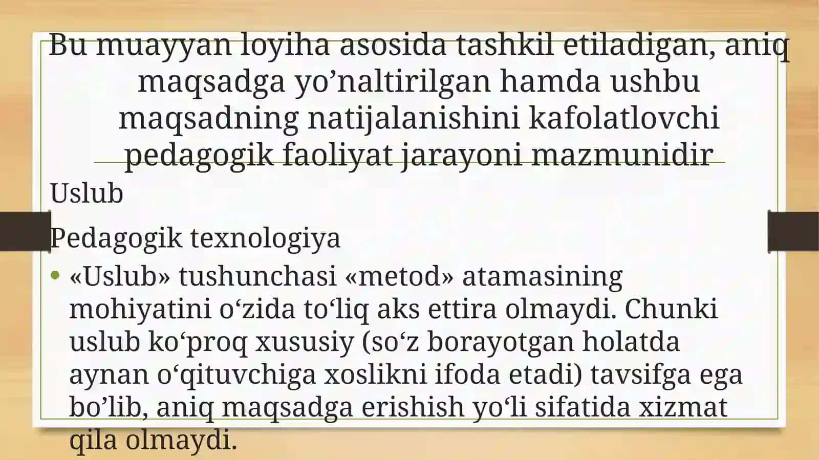 Ta’lim metodlari va vositalari 3