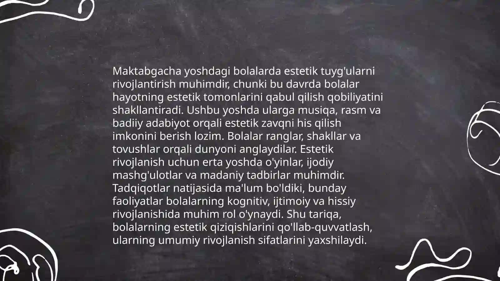 Maktabgacha yoshdagi bolalarga estetik tarbiya berish mazmuni 3