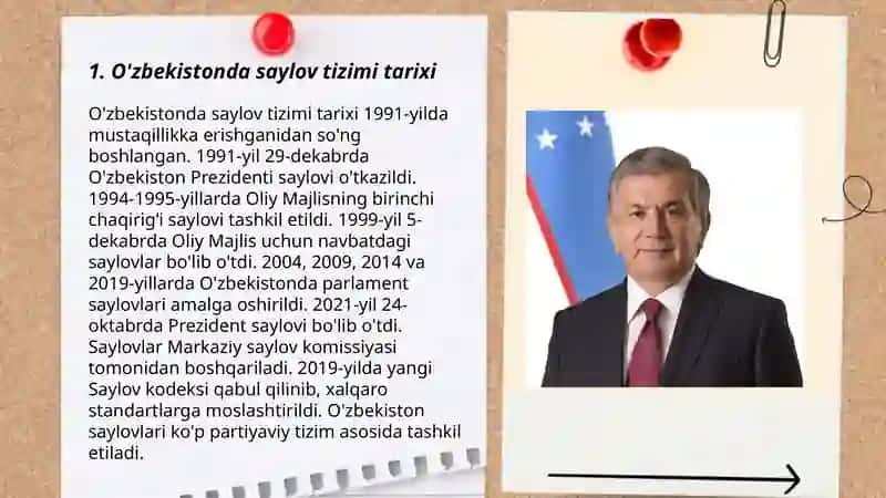 O'zbekistonda erkin saylovlarning shakllanishi 3