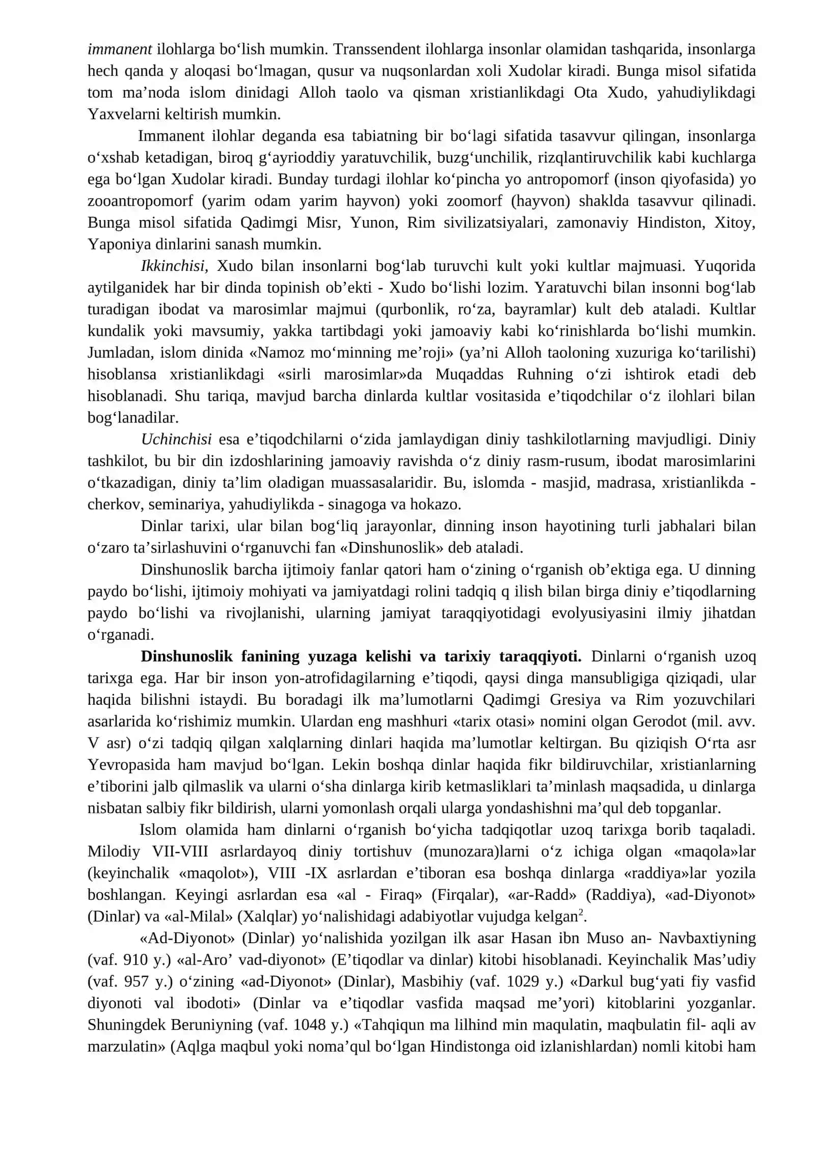 DINING ITTIFOQIY MADANIY HODISASI SIFATIDAGI AHAMIYATI 3