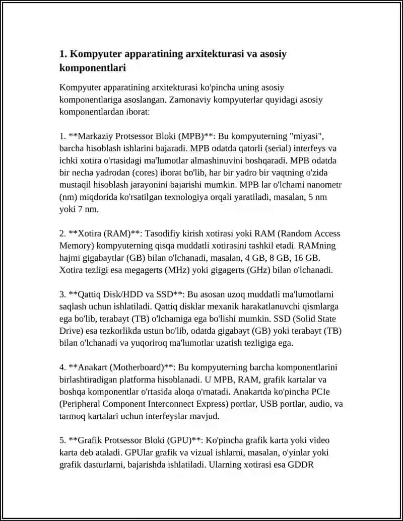 AXBOROT TEXNALOGIYALARNING TEXNIK TA'MINOTI 3