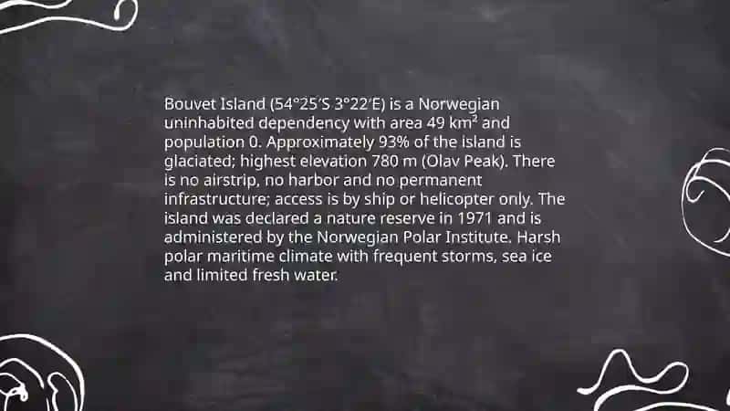 Feasibility of hosting Paraolympic and Olympic events on Bouvet Island 3