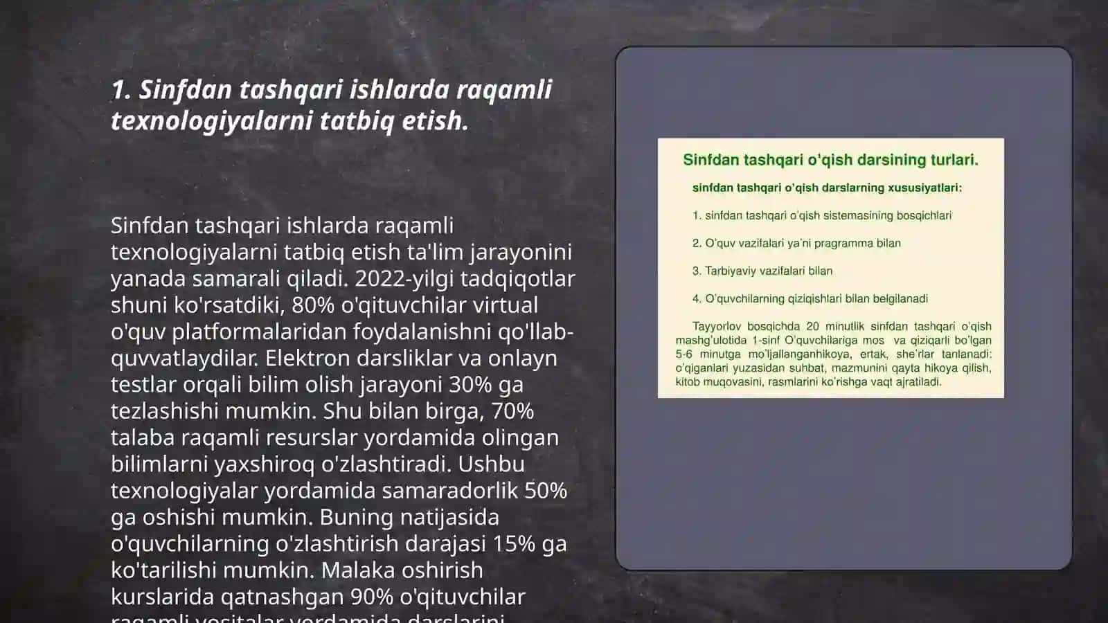 Sinfdan tashqari ishlarda innavatsion texnologiyalarni qóllash 3
