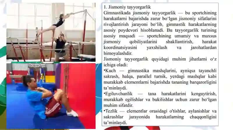 Gimnastikaning sog‘lomlashtiruvchi turlari 3