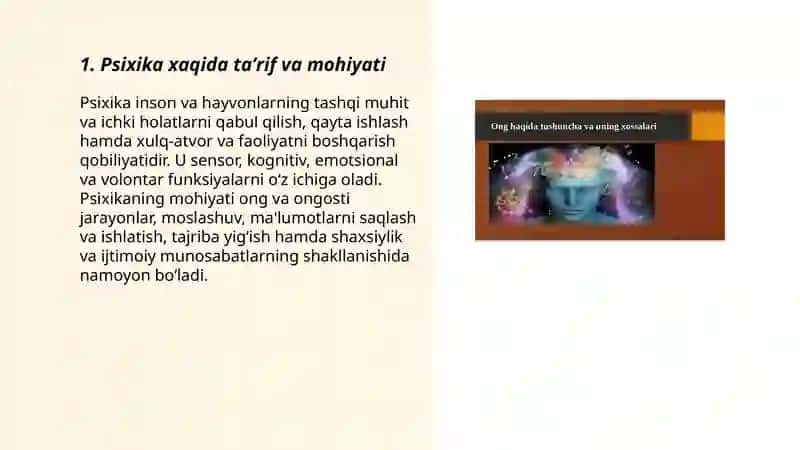 Psixika xaqida umumiy tushuncha 3
