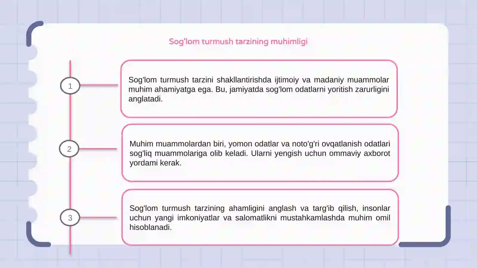 Sog'lom turmush tarzini shakllantirishning muammolari 3