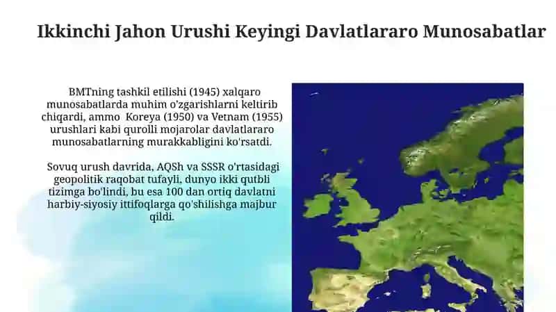 Ikkinchi jahon urushidan song davlatlar 3