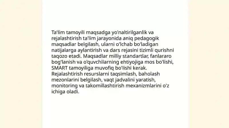 Ta'lim olganlikni tashxis etish. Iqtidorli o'quvchilarni o'qitish 3