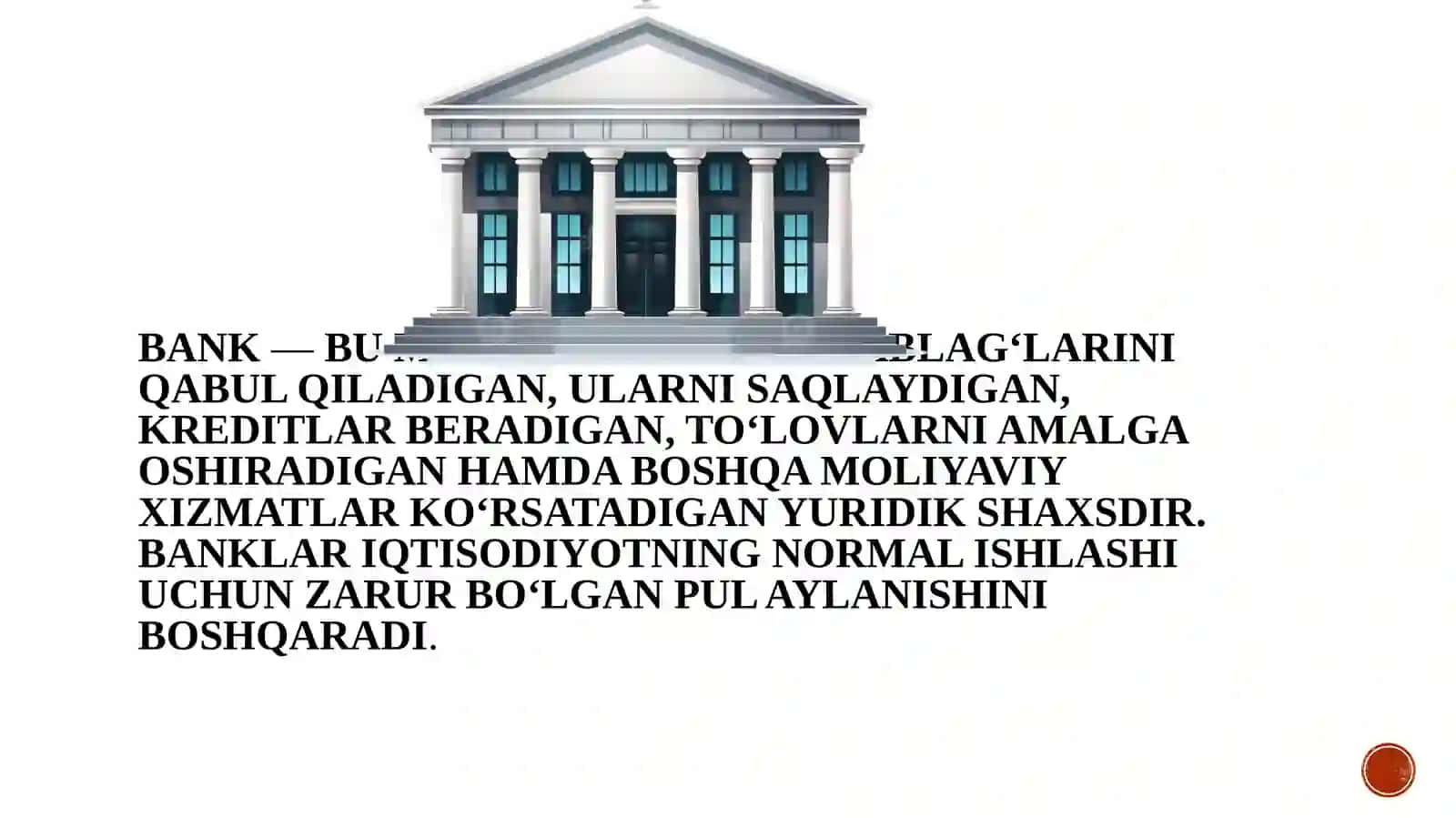 Tijorat banklarining funksiyalari va operatsiyalari 3
