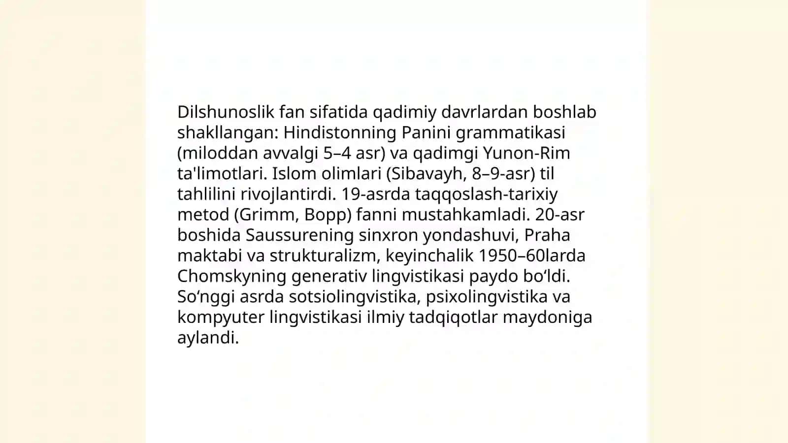 Dilshunoslikning fan sifatida shakllanishi predmeti funksiyalari kateogriyalari 3