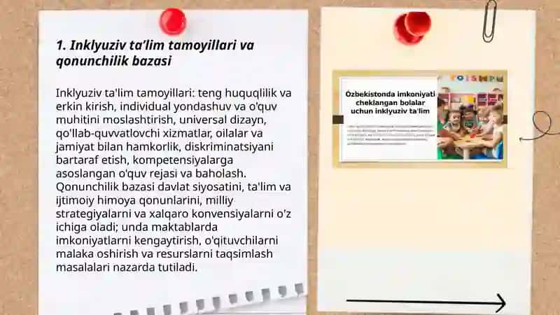 Imkoniyati cheklangan bolalarni inklyuziv ta’lim orqali o‘qitish va tarbiyalashni tashkil etish 3