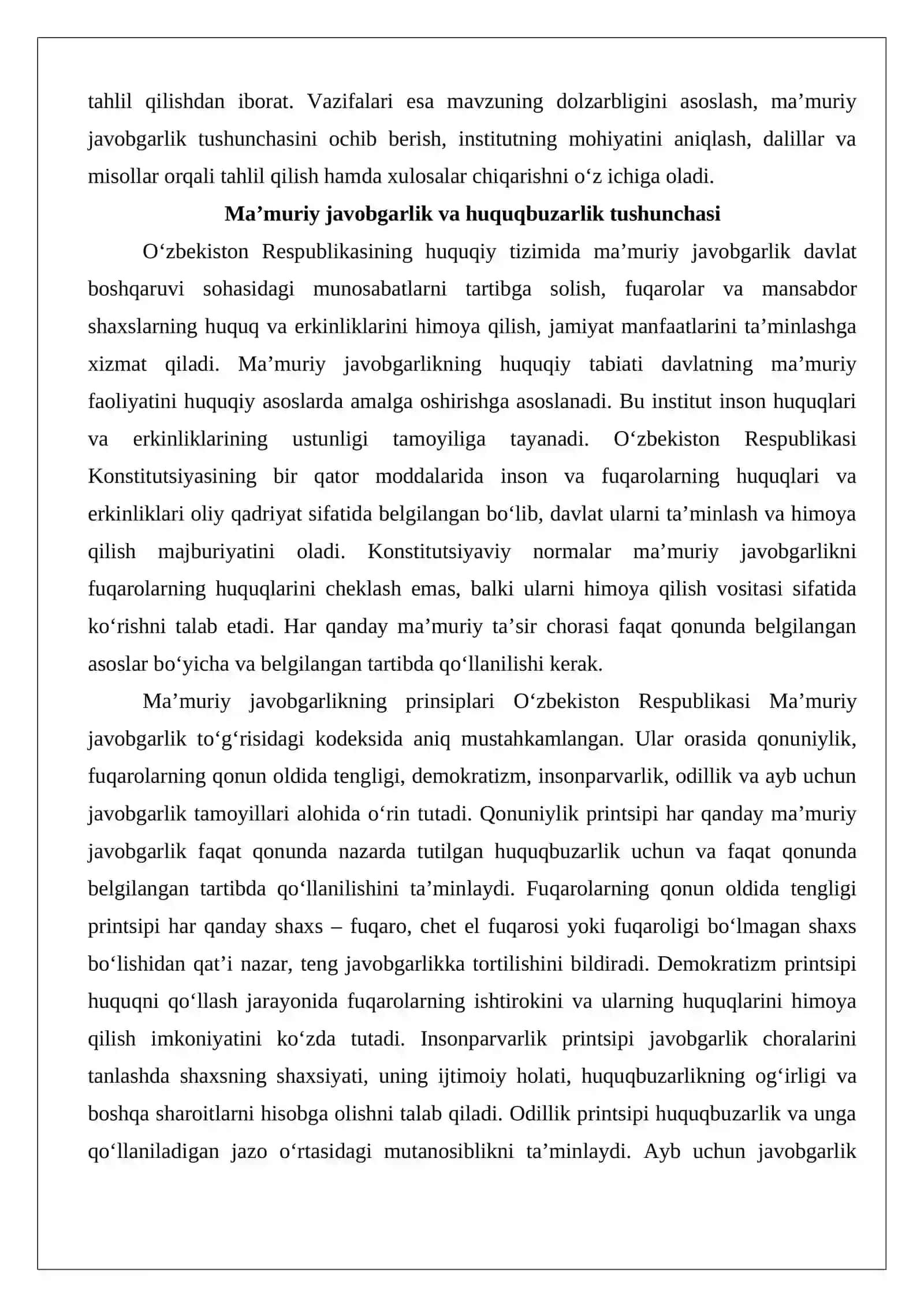 Huquqbuzarlikning kam ahamiyatliligi sababli ma’muriy javobgarlikdan ozod qilish 3