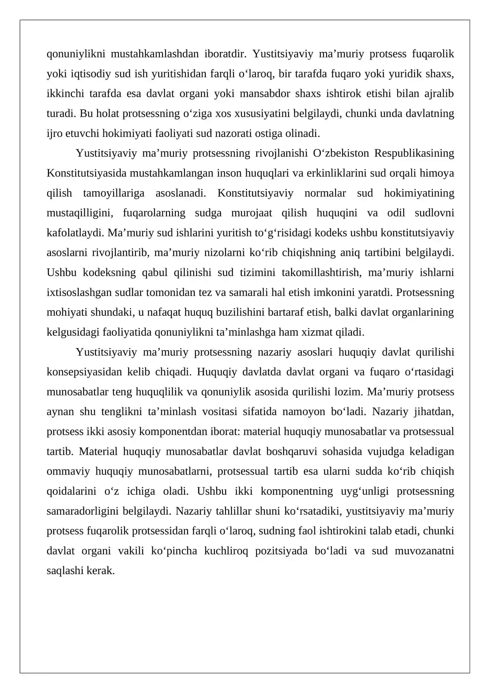 Yustitsiyaviy ma’muriy protsess 3