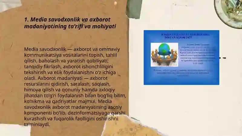 Media savodxonlik va axborot madaniyatining mazmun mohiyati 3