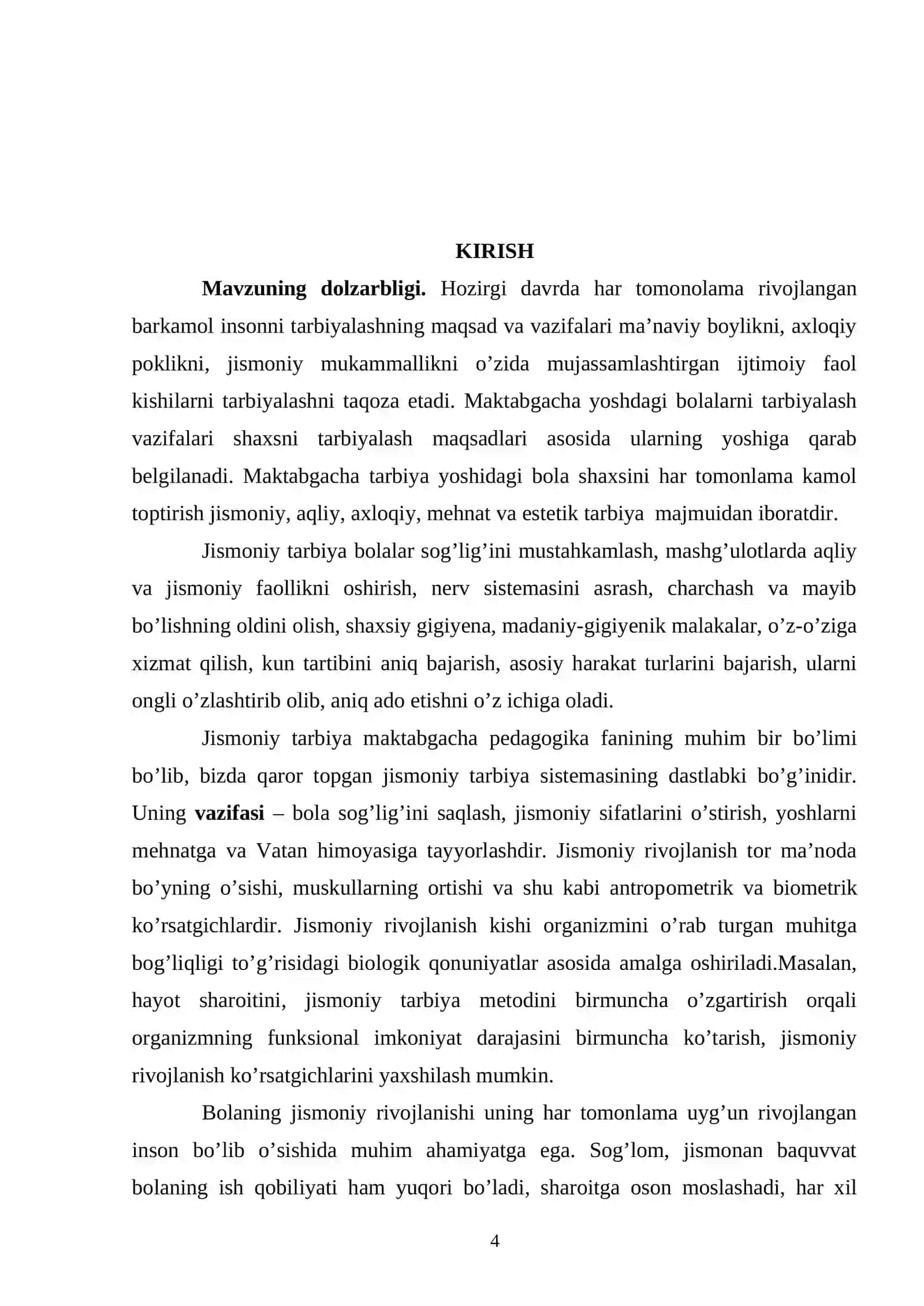 MAKTABGACHA TA’LIM YOSHIDAGI BOLALAR JISMONIY TARBIYASINI TASHKIL QILISHN 3