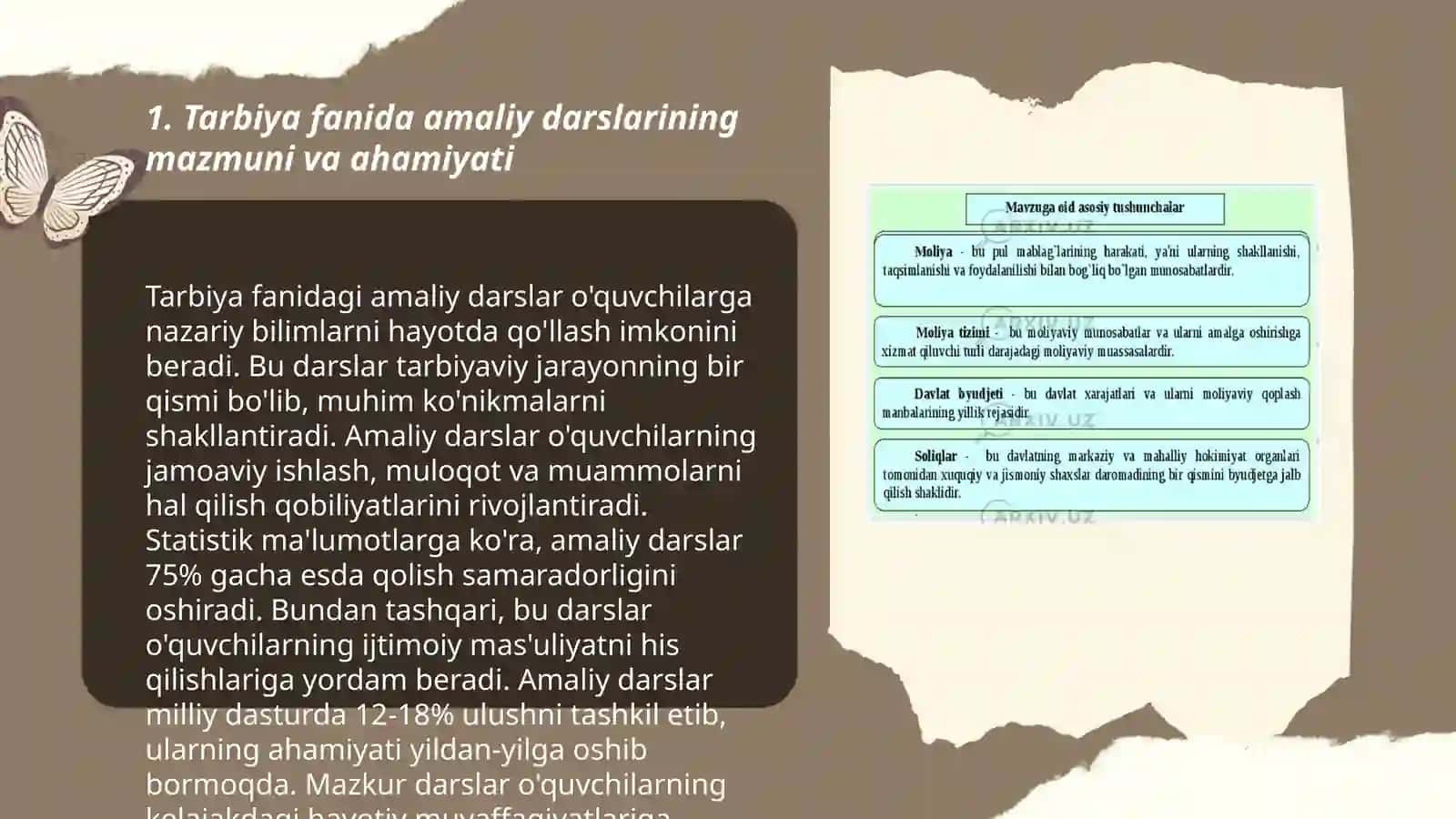 Tarbiya fanini o'qitishda amaliy darslarni tashkil etish 3