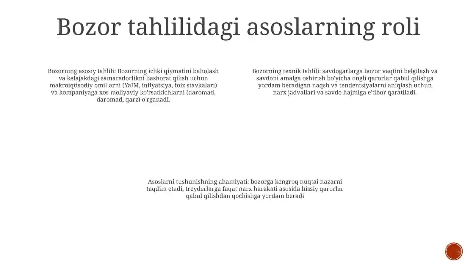 Moliya Bozori Tahlil Etish Asoslari Fundamental Va Texnik 3