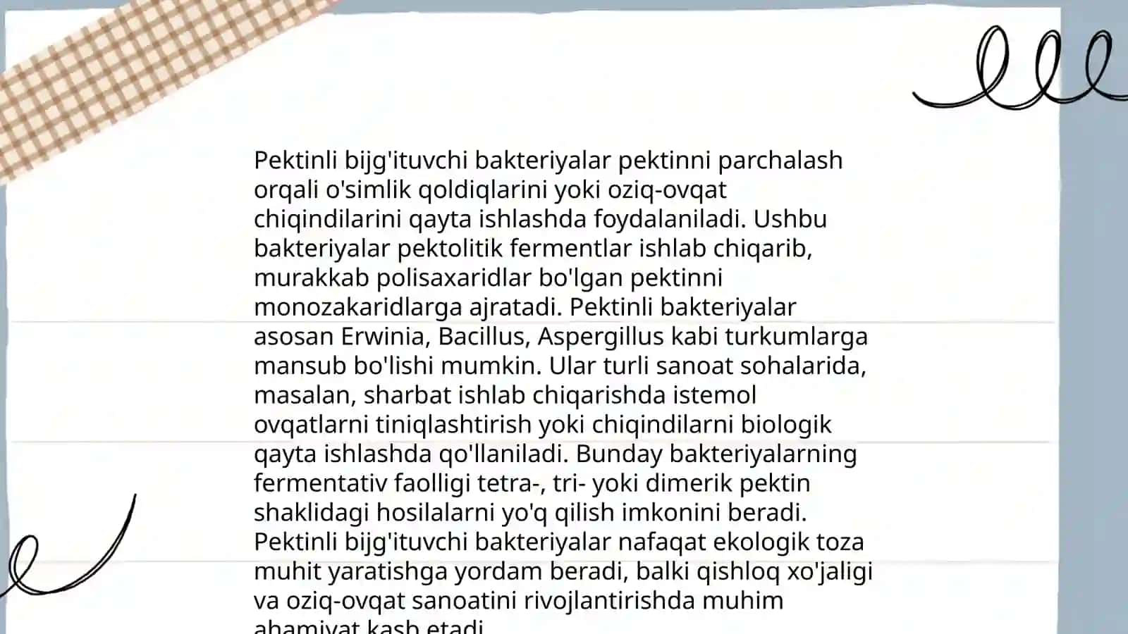 Pektinli bijg'ituvchi bakteriyalar haqida maʼlumot 3