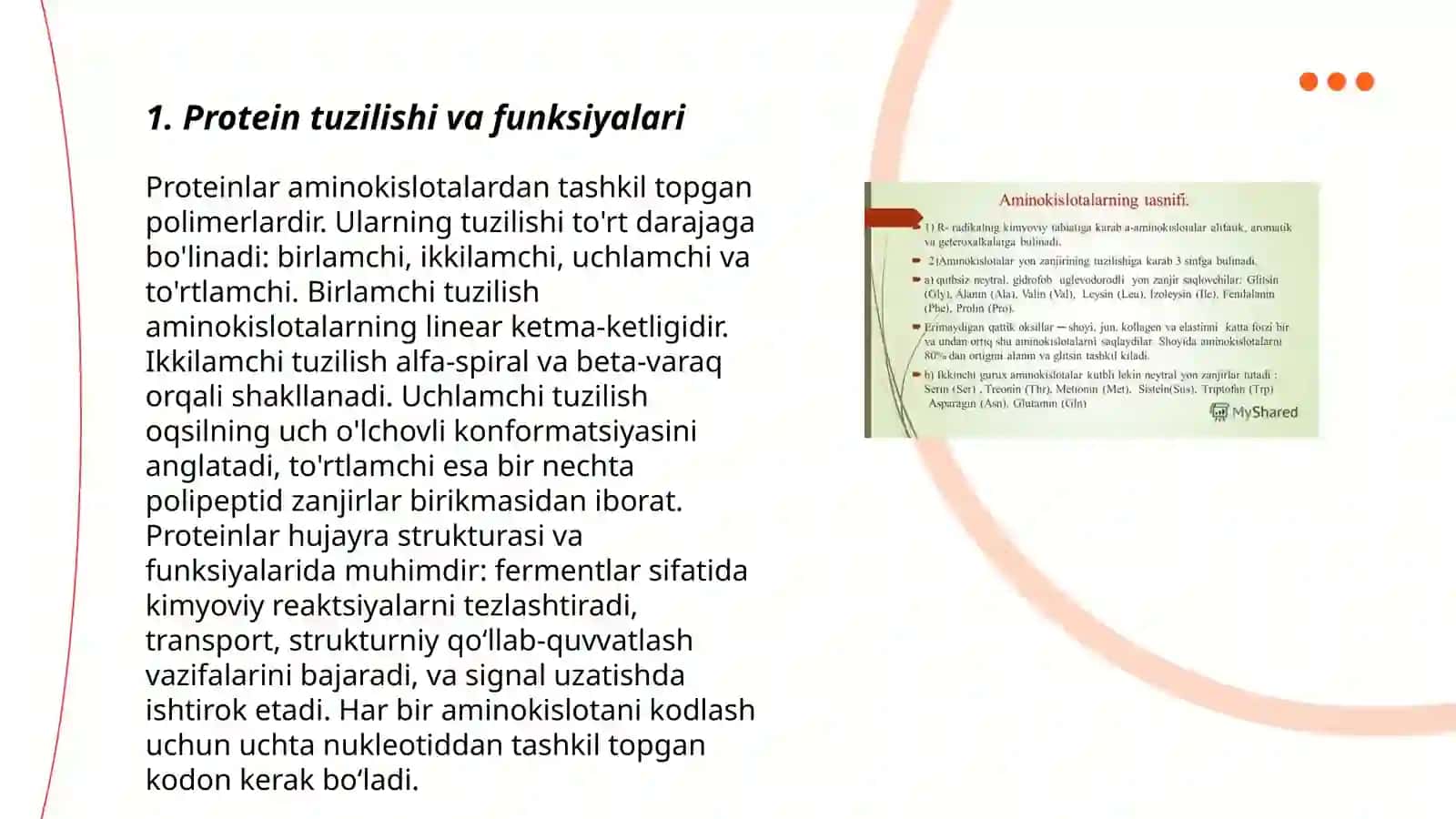 Protenogenli aminokislotalar 3