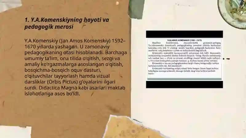 Y.A.Komenskiyning hayoti va pedagogik merosi 3