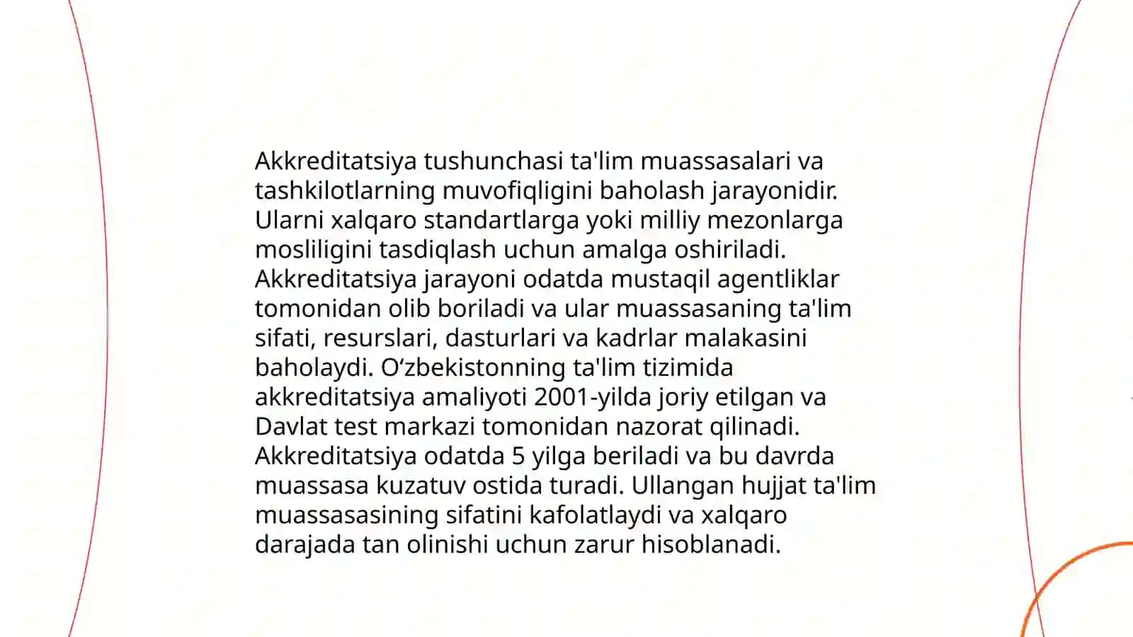 Akkreditatsiya tushunchasi va tartibi 3