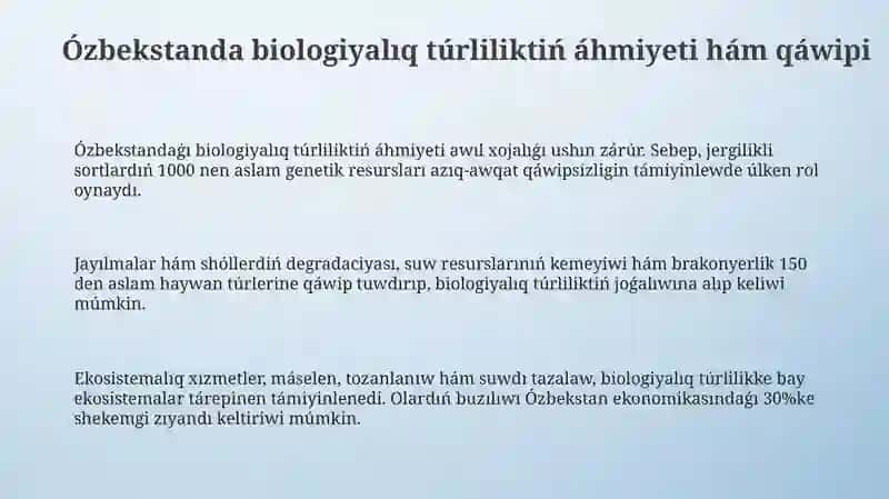 Ozbekstanda biologiyaliq har turlikikti qorgaw 3