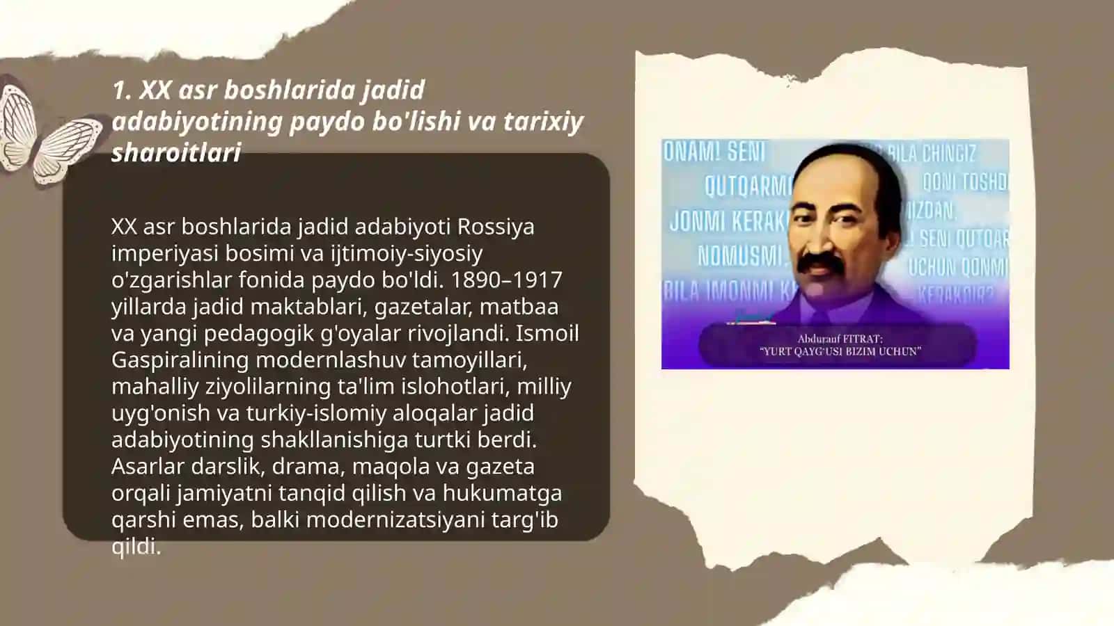 XX asr boshlarida jadid adabiyotining shakllanishi 3