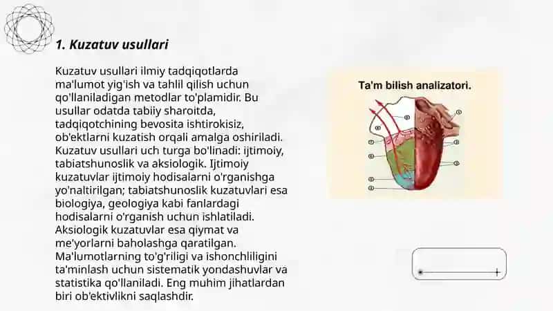 Kuzatuv Usullari 3