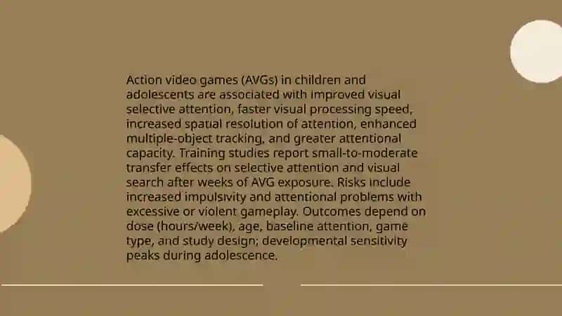 Video games and cognitive development in youth 3