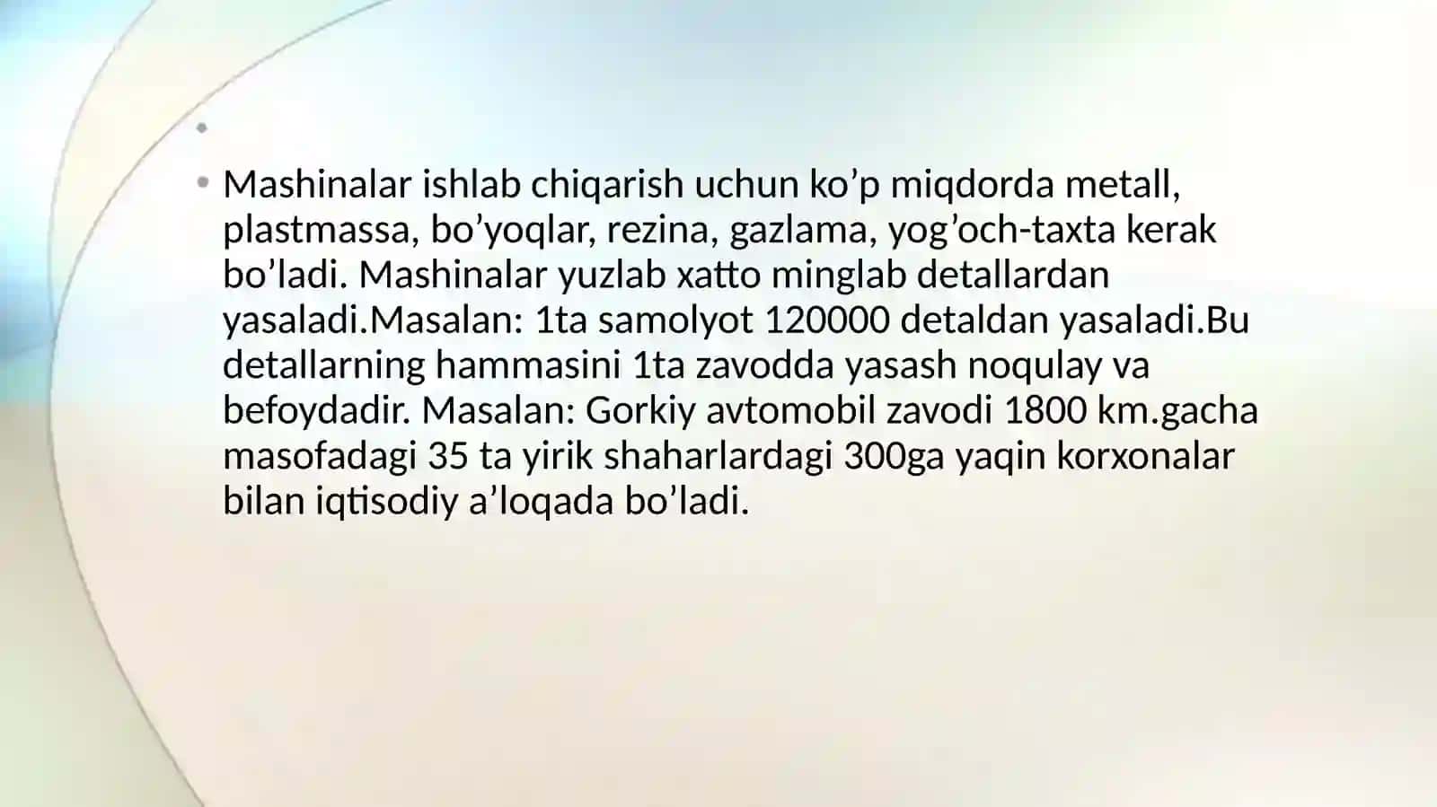 Rivojlangan davlatlarning mashinasozlik sanoati va ishlab chiqarish jarayonlari 3
