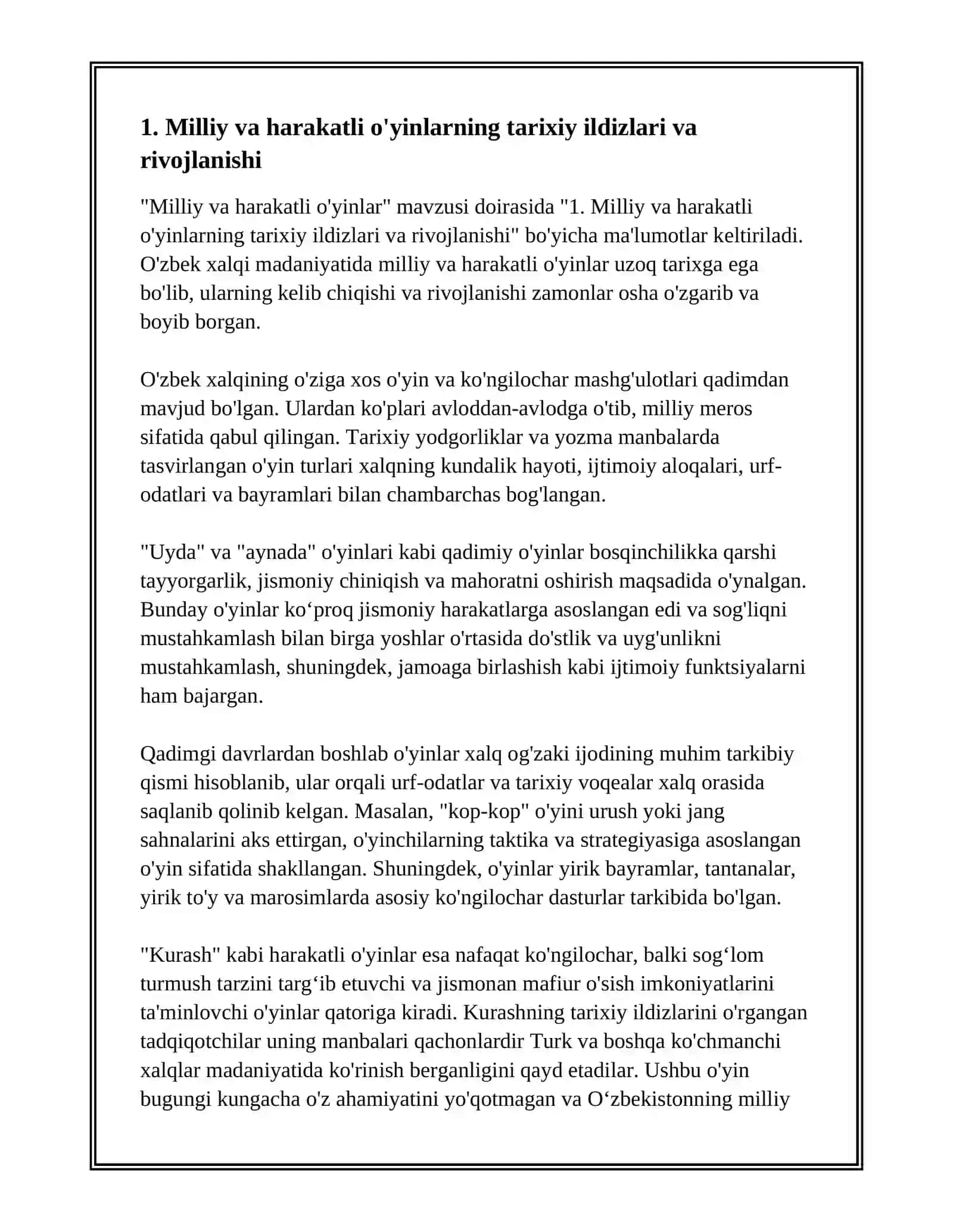 MILLIY VA HARAKATLI OYINLARNI 3