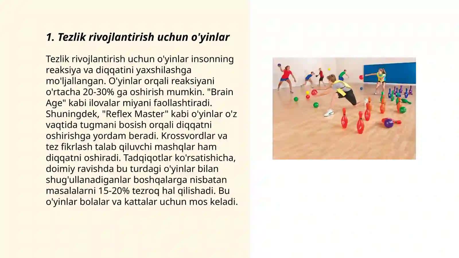 Harakatli o’yinlar jismoniy sifatlarni rivojlantirishga doir 3