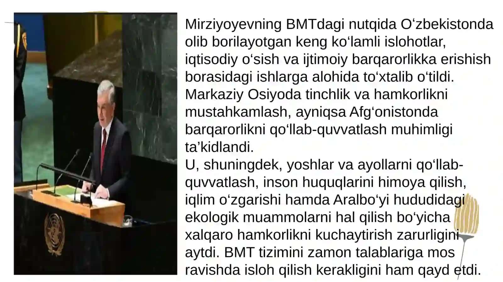 O'zbekiston va Birlashgan Millatlar Tashkiloti 3