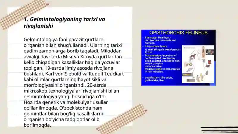 Tibbiy gelmintalogiya asoslari 3