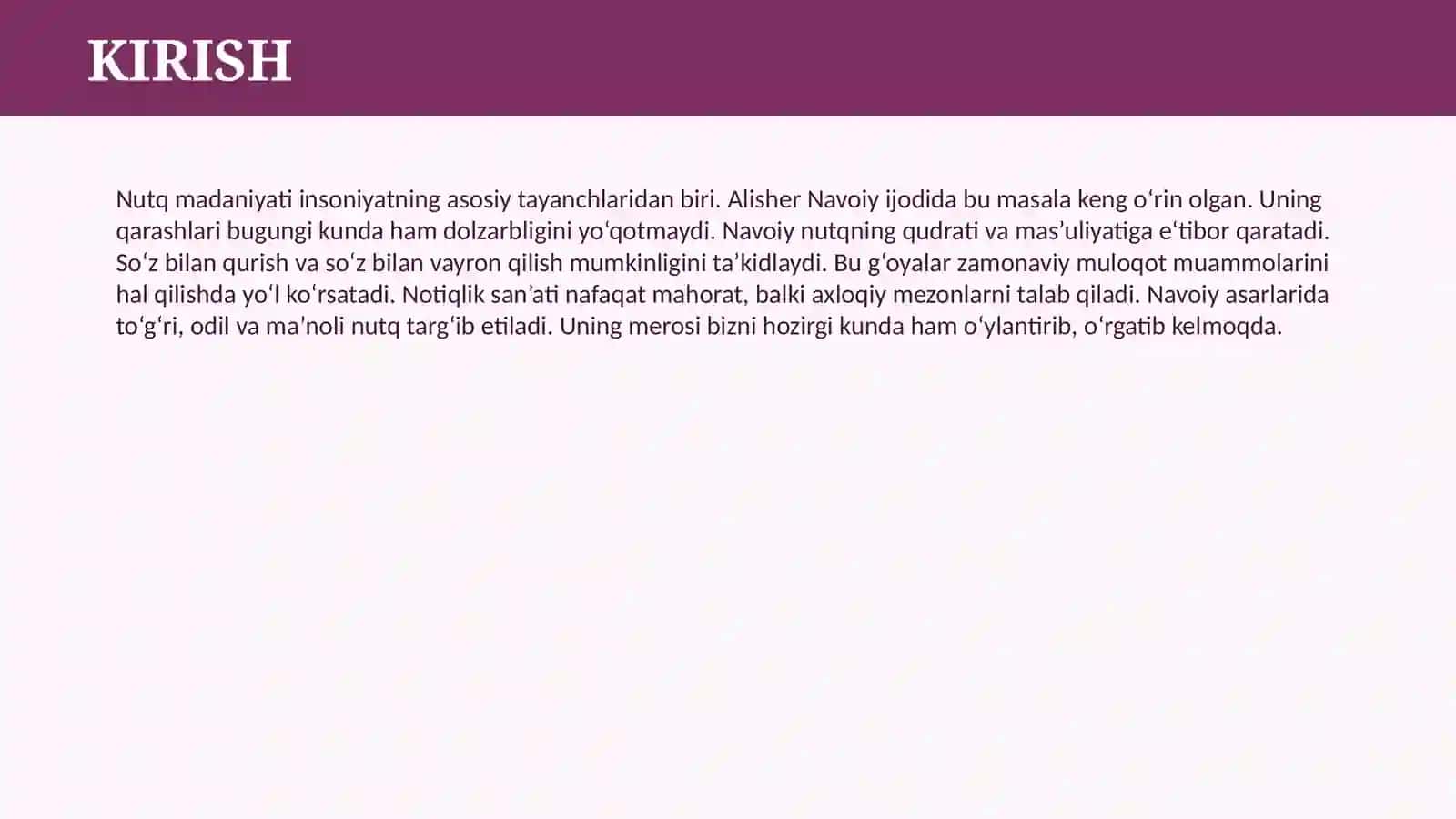 ALISHER NAVOIY IJODIDA NUTQ MADANIYATI MASALALARI VA NOTIQLIK SAN’ATI 3