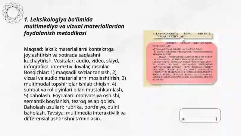 Leksikologiya boʻlimda oʻqitishda yangi metodlar 3