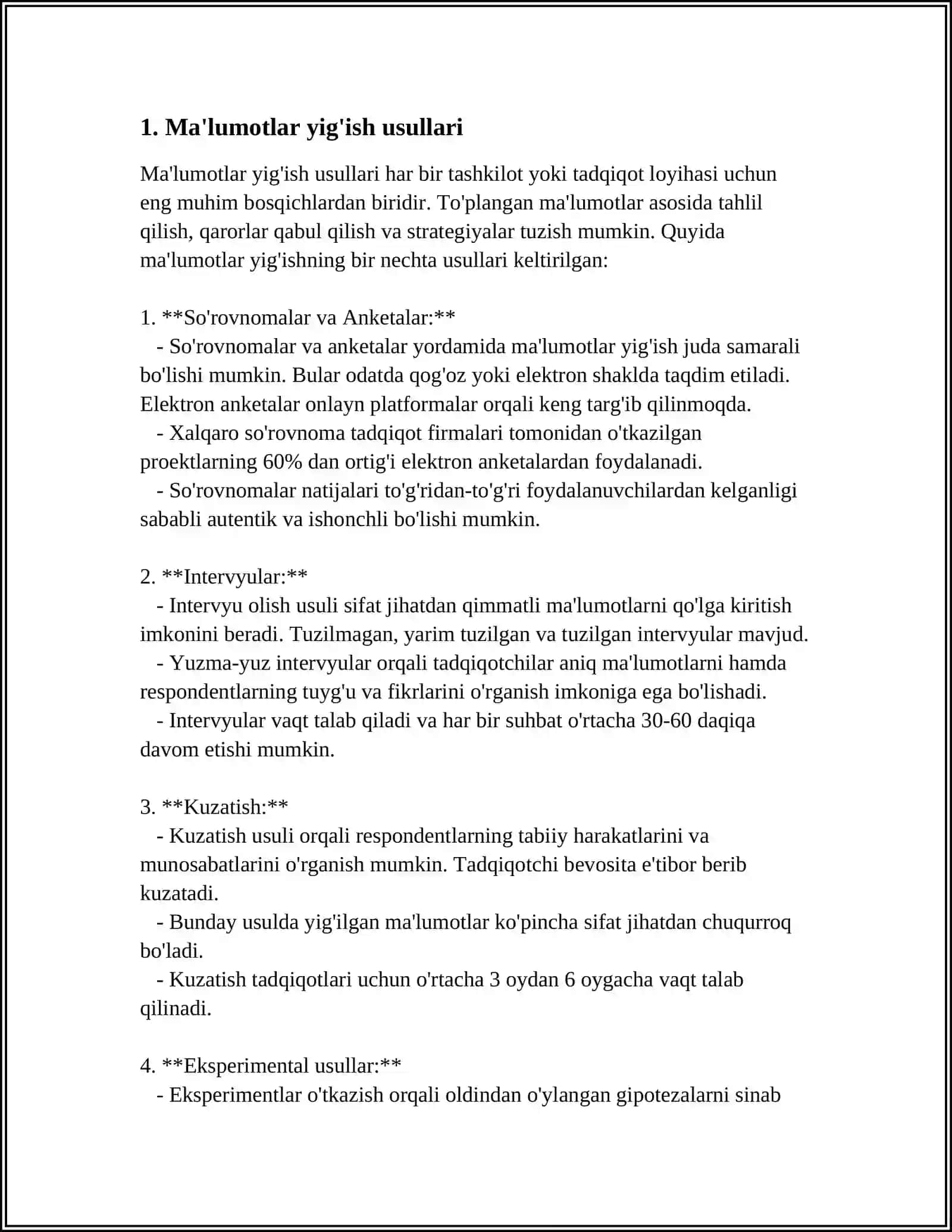 EKONOMETRIK MODELASHTIRISHNING AXBOROT TA'MINOTI 3