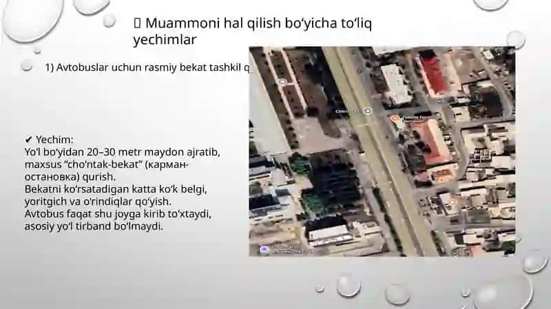 yol  muomosiga yechim 3