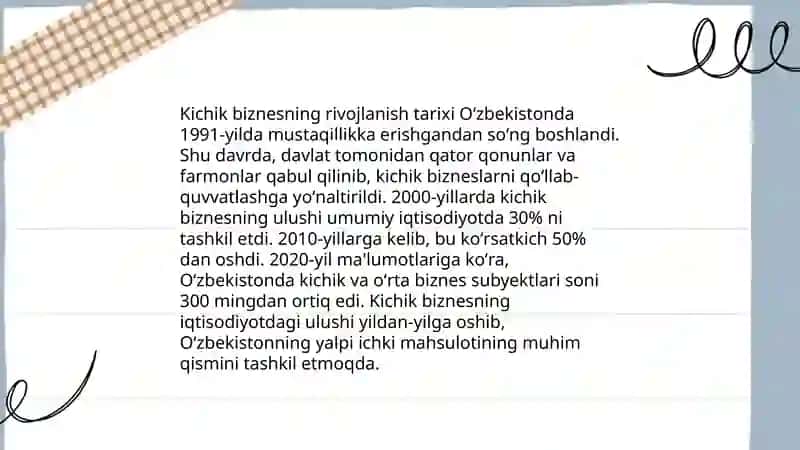 Kichik biznes va xususiy mulkchilikning shakllanishi 3