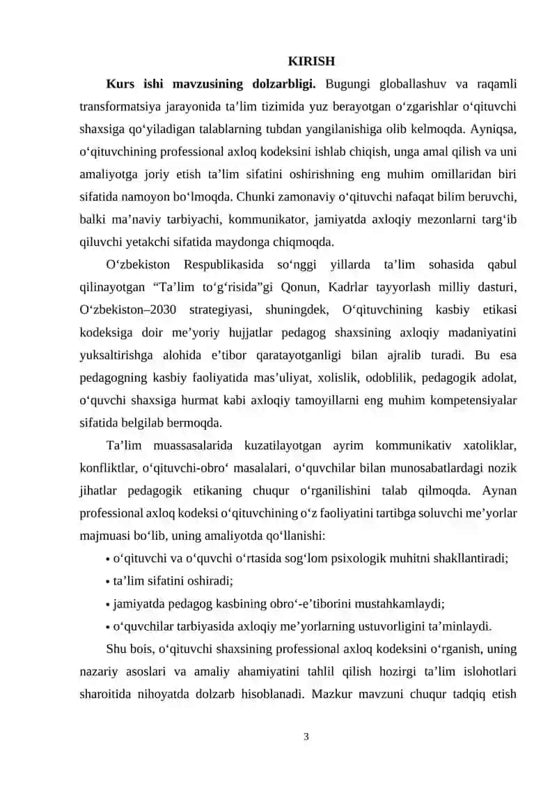 O‘QITUVCHI SHAXSINING PROFESSIONAL AXLOQ KODEKSI VA UNING AHAMIYATI 3