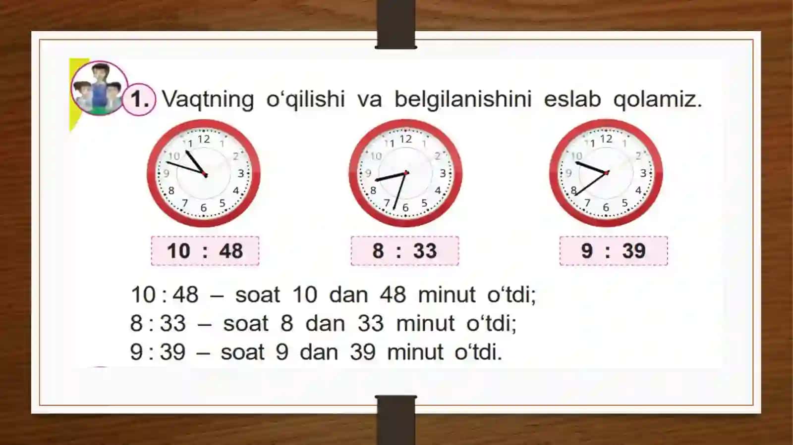 "Vaqt va vaqt birliklari" 3