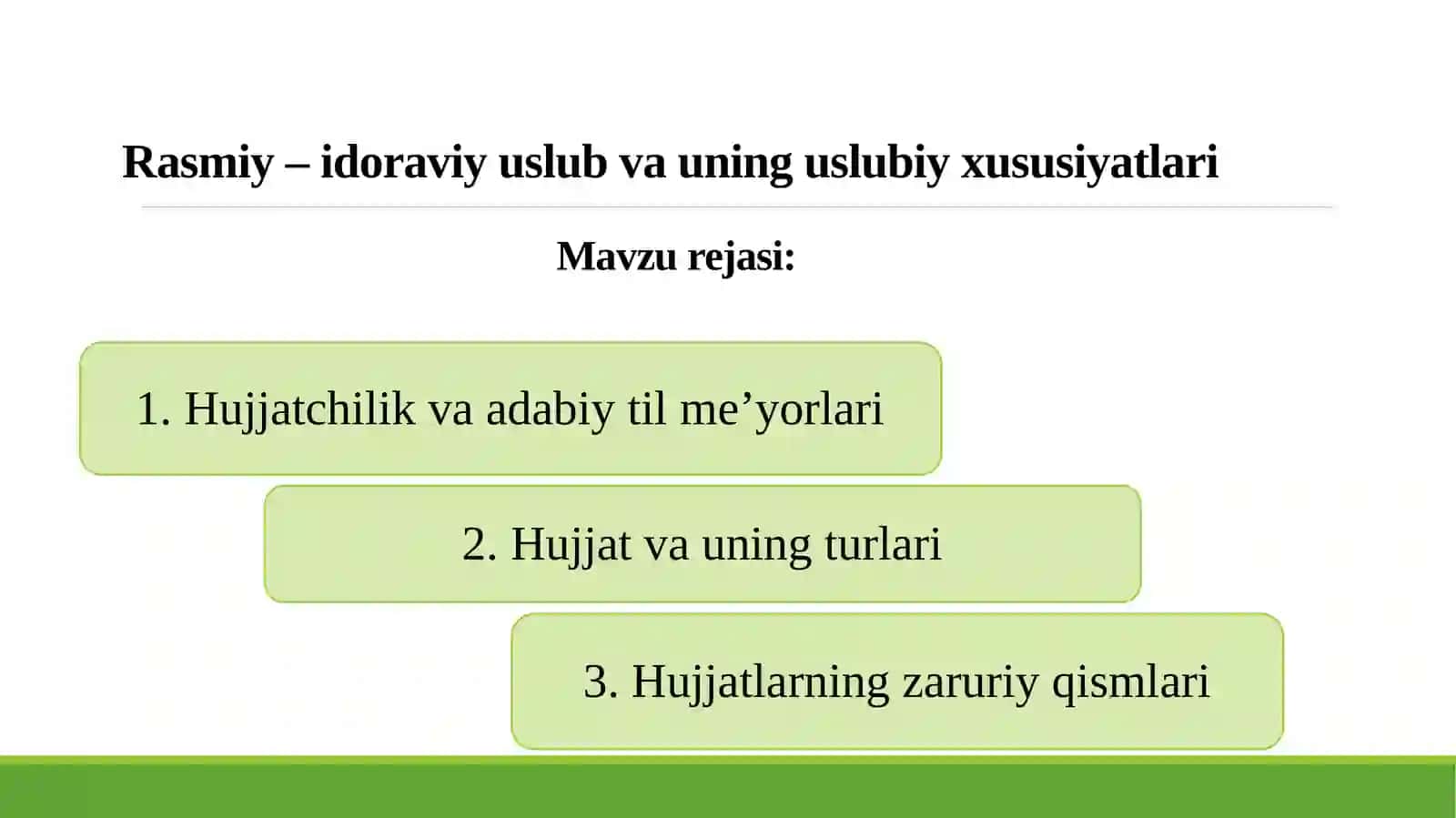 O‘zbek Tilining Sohada Qo‘llanishi 3