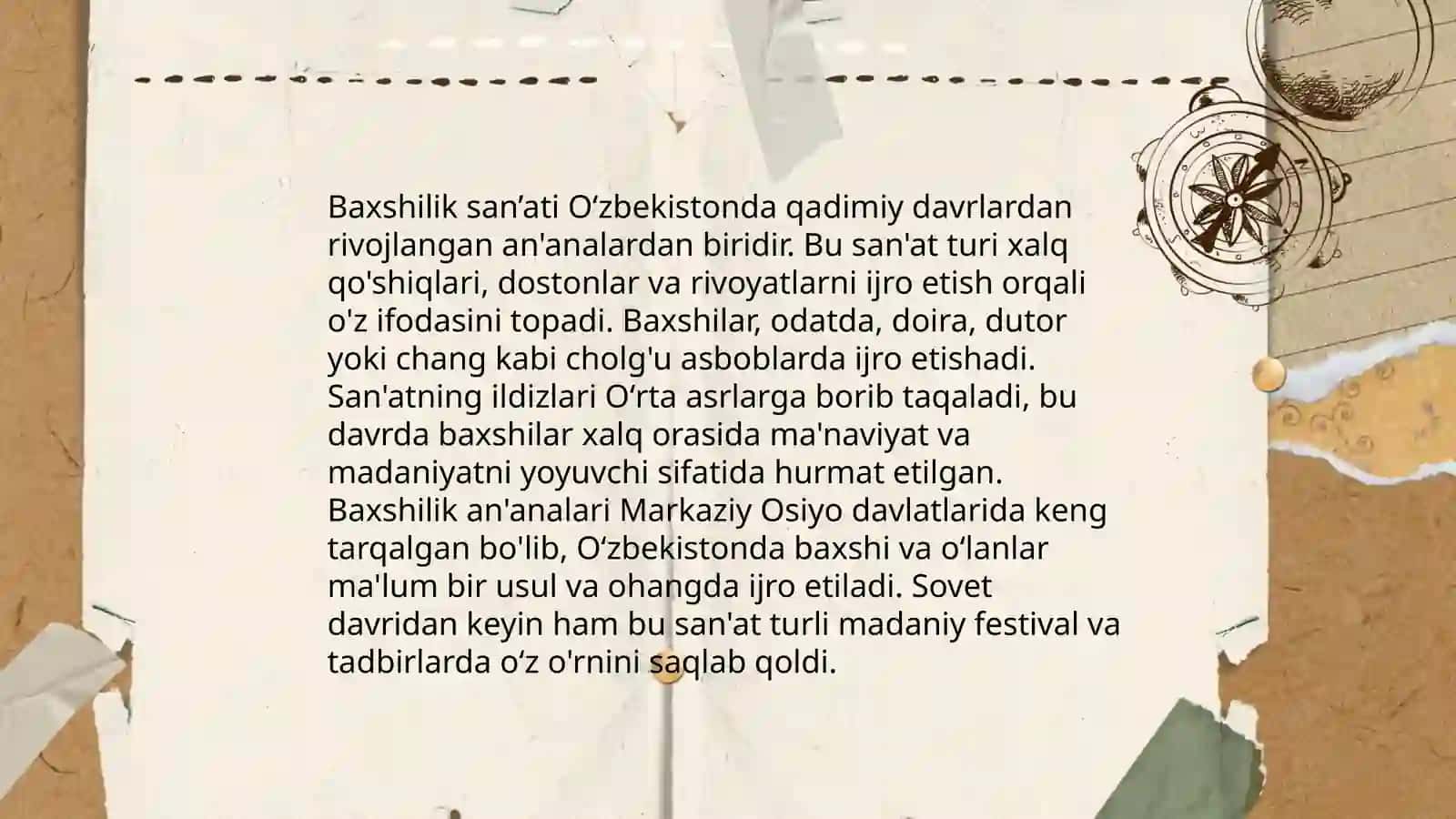 Baxshilik sa'nati dostonchilik maktablari va doston turlari 3