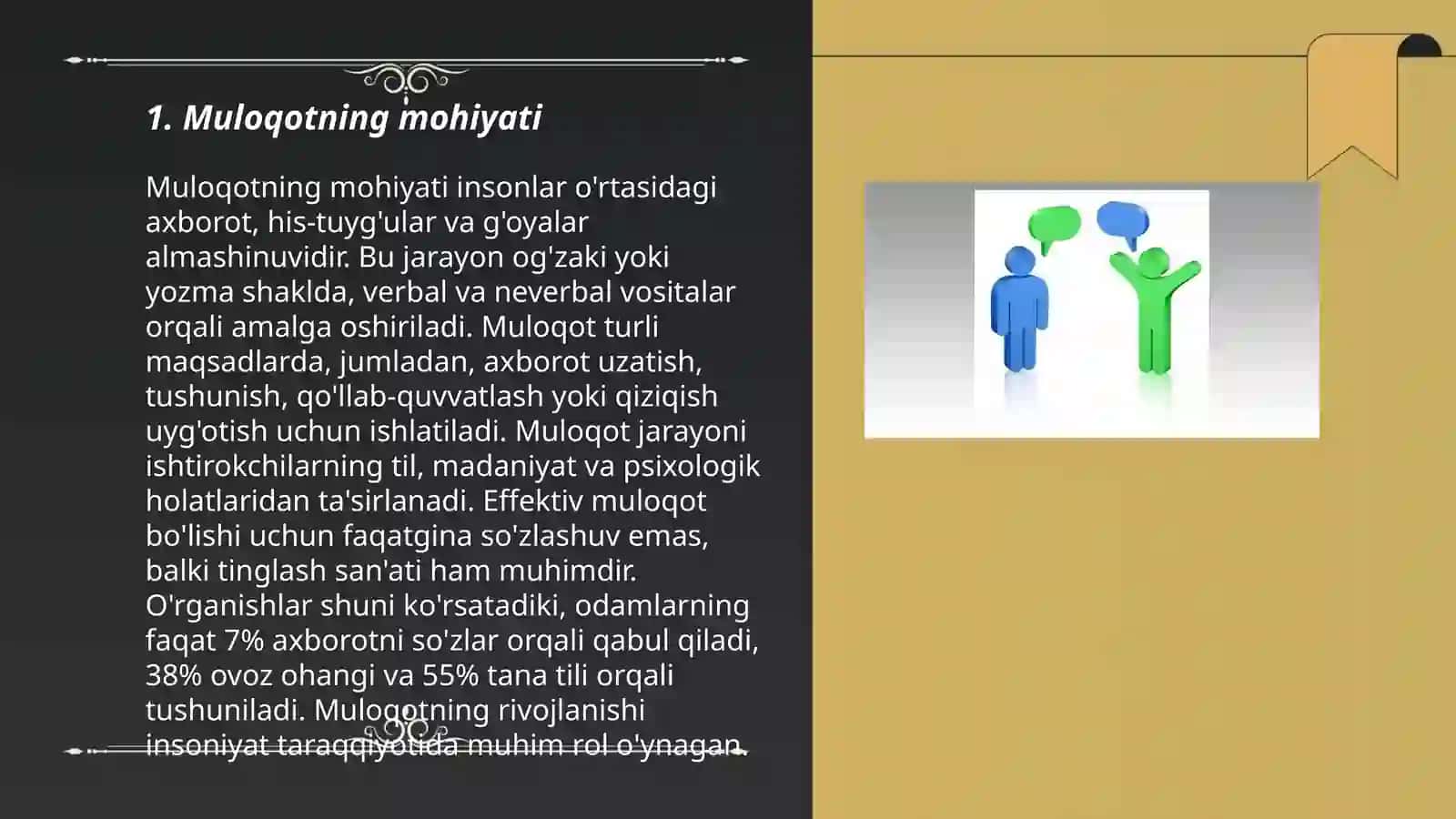 MULOQOT HAQIDA TUSHUNCHA 3